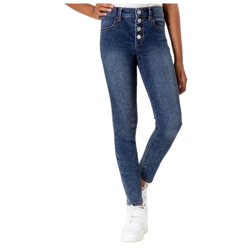 Jordache Super Skinny Girls Button Fly Size 16